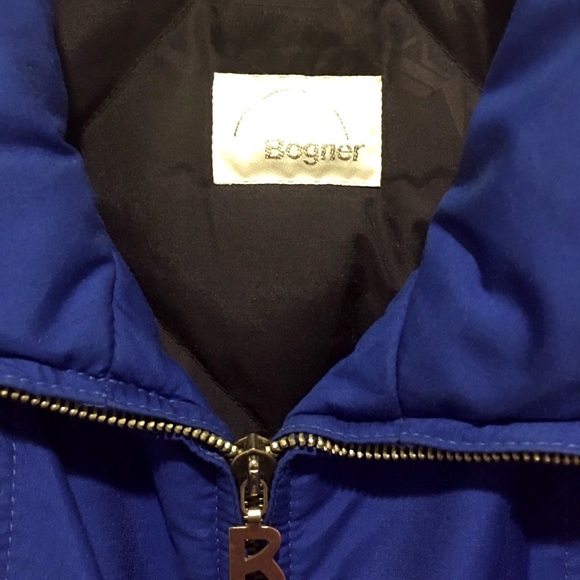 Bogner Vintage Down Ski Jacket Royal Blue Excellent Condition Size 12 - Picture 2 of 14